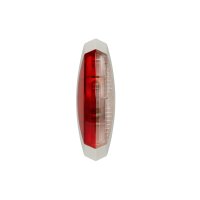Umrissleuchte seitlicher Anbau 12 V C5W Halogen klar/rot...
