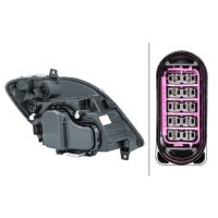 Main headlamp left 12 V D1S/H7 Bi-Xenon HELLA