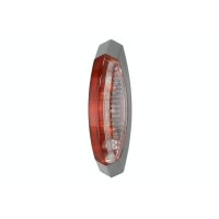 Umrissleuchte seitlicher Anbau 12 V C5W Halogen klar/rot...