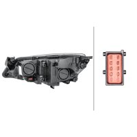 Scheinwerfer rechts FF Halogen HELLA für OPEL ASTRA...