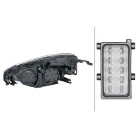 Main headlight right 12 V H7/H1 bulb HELLA for e.g. OPEL...
