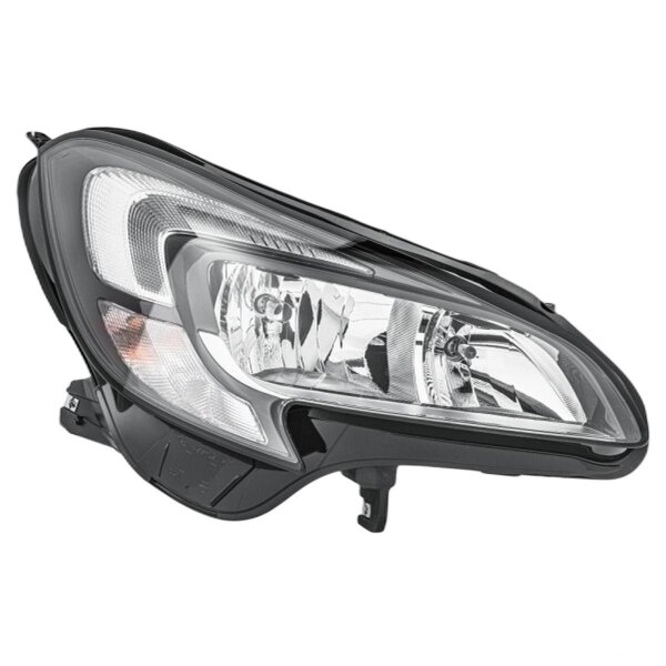 Hauptscheinwerfer rechts H7/H7 Halogen HELLA für u.a. OPEL Corsa E