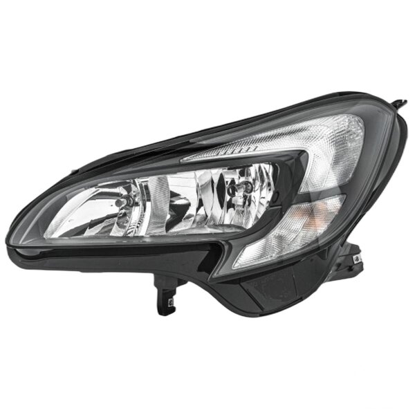 Main headlight left 12 V H7/H7 FF HELLA for OPEL Corsa E and others