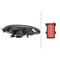 Main headlight left 12 V H7/H7 FF HELLA for OPEL Corsa E...