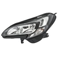 Main headlight left LED FF HELLA for e.g. OPEL Corsa E