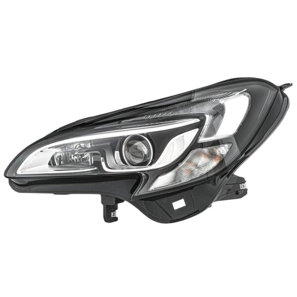 Main headlight left H11 LED HELLA for e.g. OPEL Corsa E