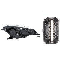 Main headlight left 12 V PY21W bulb HELLA for...