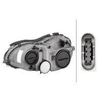 Main headlamp right 12 V H7/H1 halogen HELLA for RENAULT...