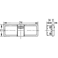 Innenraumleuchte Innenraum 24 V 10 W R10W Halogen...