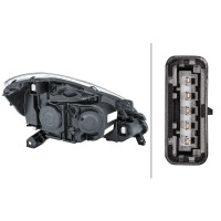 Headlight left 12 V PY21W Halogen HELLA suitable for e.g. RENAULT CLIO