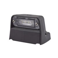 Top licence plate light 24 V LED crystal clear HELLA