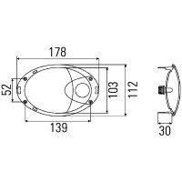 Innenraumleuchte Innenraum 12 V W5W Halogen transparent HELLA