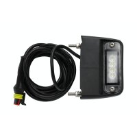 Kennzeichenleuchte außen 24 V LED glasklar HELLA...