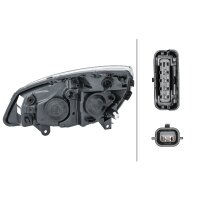 Main headlamp right 12 V W5W halogen HELLA for RENAULT...