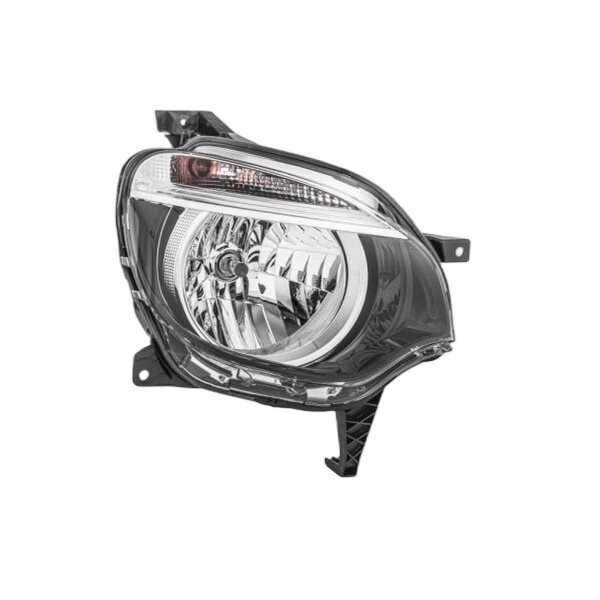 Main headlight right 12 V H4 halogen HELLA for RENAULT Twingo III and others