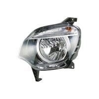 Main headlight left 12 V H4 halogen HELLA for RENAULT...