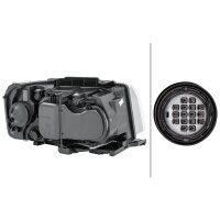 Left main headlight 12 V W5W bi-xenon HELLA for LAND...