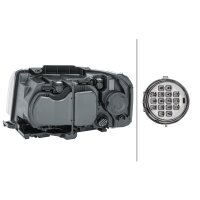 Main headlamp right 12 V PY21W Halogen HELLA for LAND...