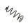 Suspension Spring Front Axle BILSTEIN for e.g. LANCIA Phedra