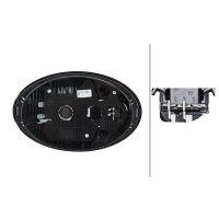 Innenraumleuchte Innenraum 12 V 5 W W5W Halogen transparent HELLA