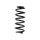 Suspension spring rear axle BILSTEIN B3 for e.g. SMART FORTWO Coupe