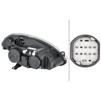Main headlamp left 12 V W5W halogen HELLA for e.g. LANCIA...