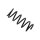 Suspension Spring Rear Axle BILSTEIN for FIAT Panda
