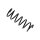 Suspension Spring Rear Axle BILSTEIN for FORD Mondeo IV Stufenheck