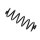 Suspension Spring Rear Axle BILSTEIN for e.g. CITROËN DS3