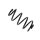 Suspension Spring Rear Axle BILSTEIN for MERCEDES-BENZ B-Klasse