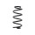 Suspension spring rear axle BILSTEIN B3 for e.g. MERCEDES-BENZ B-CLASS