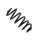 Suspension Spring Rear Axle BILSTEIN for AUDI A4