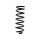 Suspension spring front axle BILSTEIN B3 for e.g. MERCEDES-BENZ C-CLASS Coupe