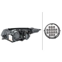 Hauptscheinwerfer rechts 12 V PSY24W Bi-Xenon HELLA...