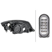 Main headlamp left 12 V PY21W Halogen HELLA for SKODA...