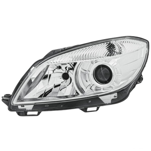 Main headlamp left 12 V H7/H7 halogen HELLA for SKODA Fabia II and others