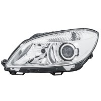 Left main headlight 12 V PY21W FF HELLA for SKODA Fabia...
