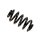 Rear suspension spring BILSTEIN for AUDI A6 C6