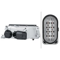 Main headlamp left 12 V W5W halogen HELLA for SKODA...