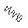 Suspension Spring Front Axle BILSTEIN for e.g. MAZDA 3