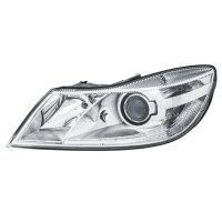 Main headlamp left 12 V W5W Xenon HELLA for SKODA Octavia...