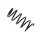 Suspension Spring Rear Axle BILSTEIN for CHEVROLET Lacetti