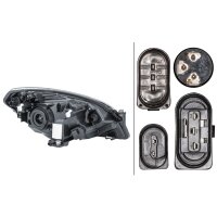 Main headlamp left 12 V H4 halogen HELLA for SKODA Citigo...