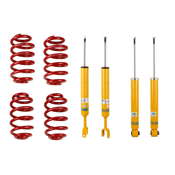 Suspension Kit Springs/Shock Absorbers Gas Pressure BILSTEIN for AUDI A4