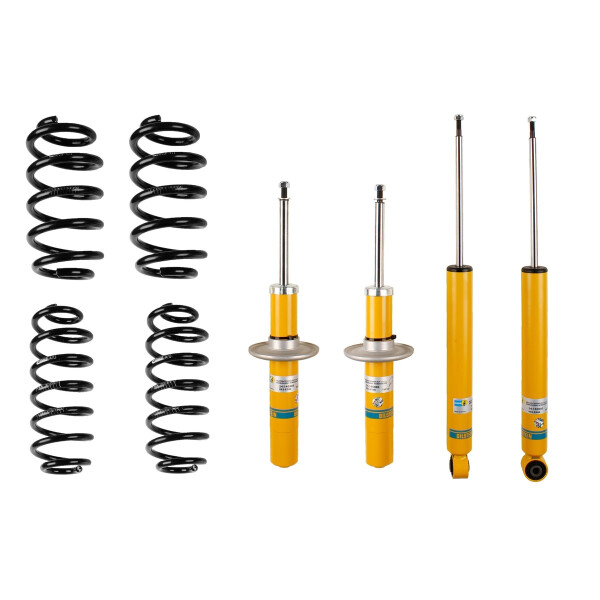 Suspension Kit Springs/Shock Absorbers gas pressure BILSTEIN for e.g. AUDI A4