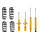 Suspension Kit Springs/Shock Absorbers Gas Pressure BILSTEIN for AUDI A4