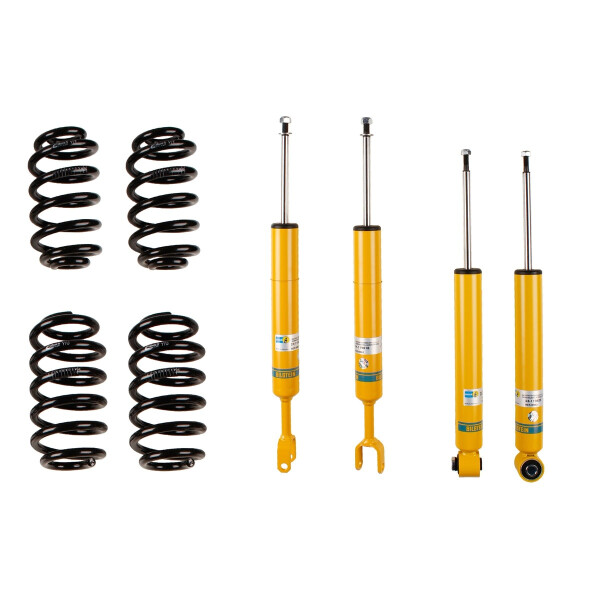Fahrwerkssatz Federn Dämpfer Gasdruck BILSTEIN B12 Pro-Kit für u.a. AUDI A4 B6