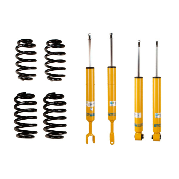 Fahrwerkssatz Federn/Dämpfer Gasdruck BILSTEIN passend für u.a. AUDI A4