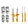 Suspension Kit Springs/Shock Absorbers Gas Pressure BILSTEIN for AUDI TT