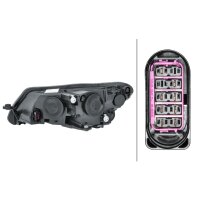 Main headlamp right 12 V PW24W FF HELLA for SKODA Superb...